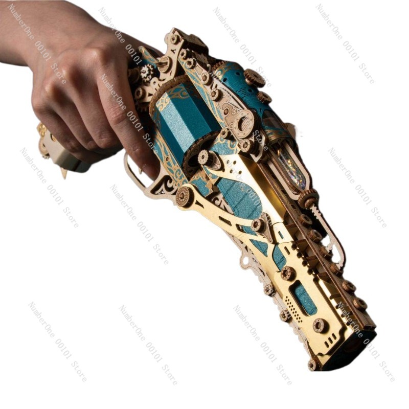 Model Kit Revolver - Modelo Criativo de Montagem de Revólver