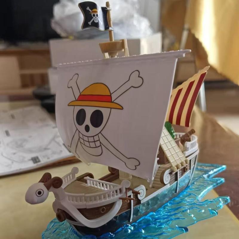 Model Kit One Piece Going Merry - Kit de Modelo do Navio Pirata