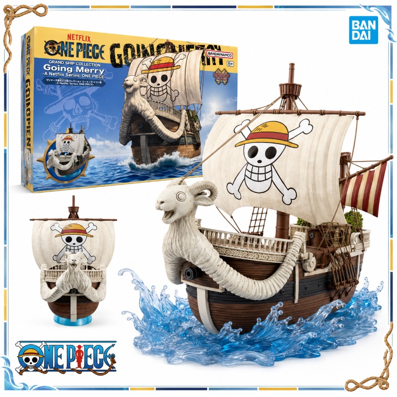Model Kit One Piece Going Merry - Bandai Original One Piece Netflix Series