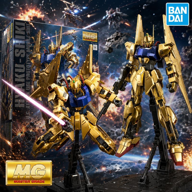 Model Kit Gundam Mg - Bandai Original MG 1/100 MSN-00100 Hyaku-Shiki