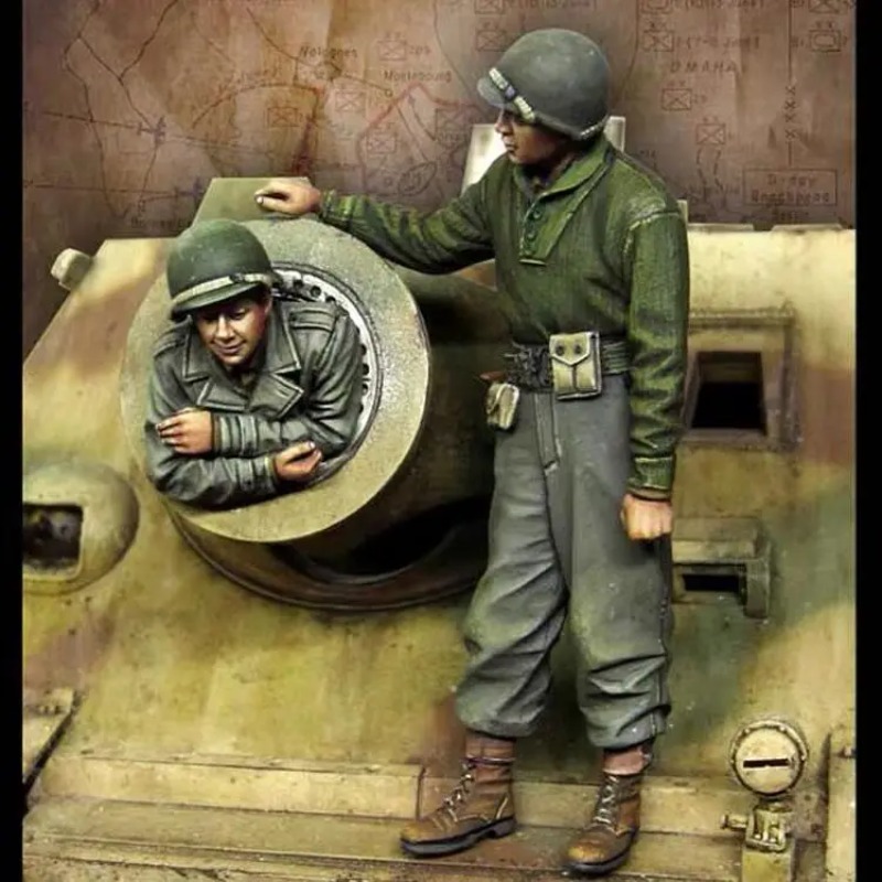 Model Kit Ww2 - Figura de resina em escala 1/35,