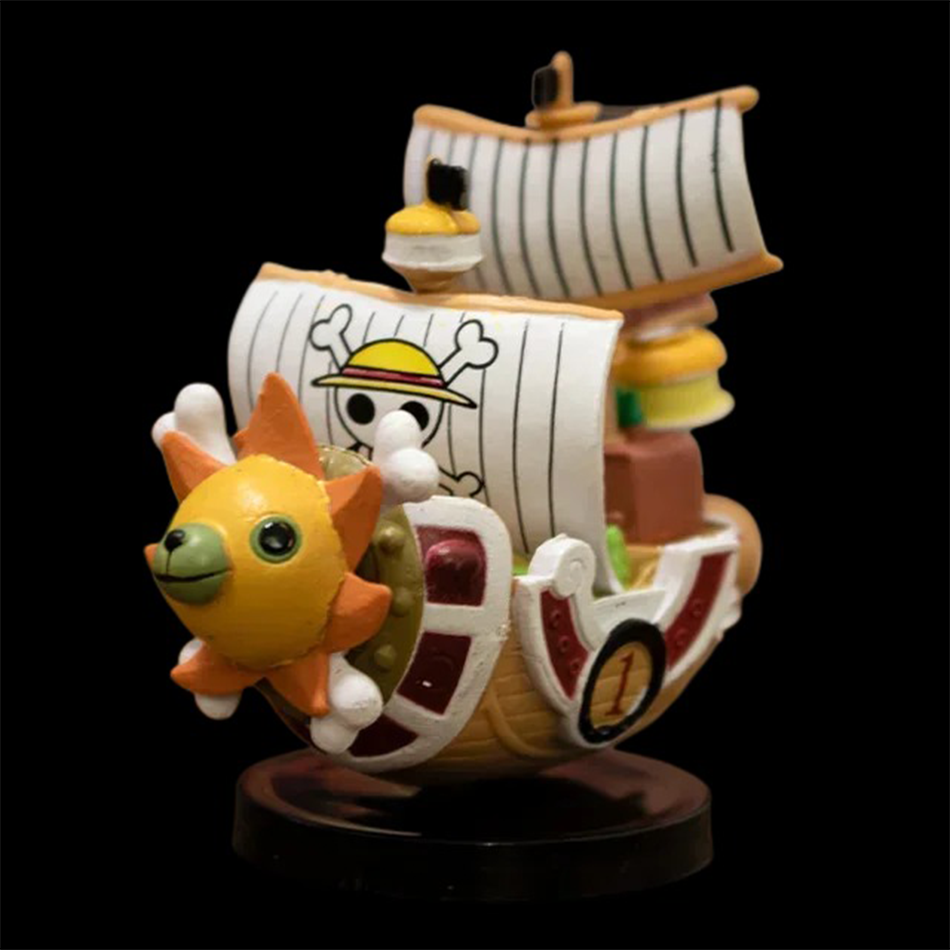 Model Kit One Piece Ship - Figura de Ação do Barco Pirata
