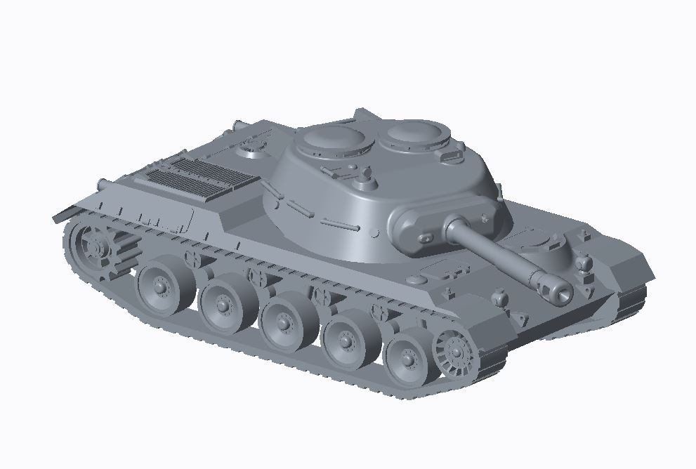 Model Kit Ww2 - Kit modelo tanque leve, escala 1/144,