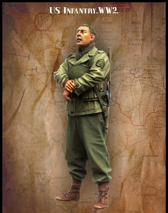 Model Kit Ww2 - Escala 1/35, infantaria do exército dos