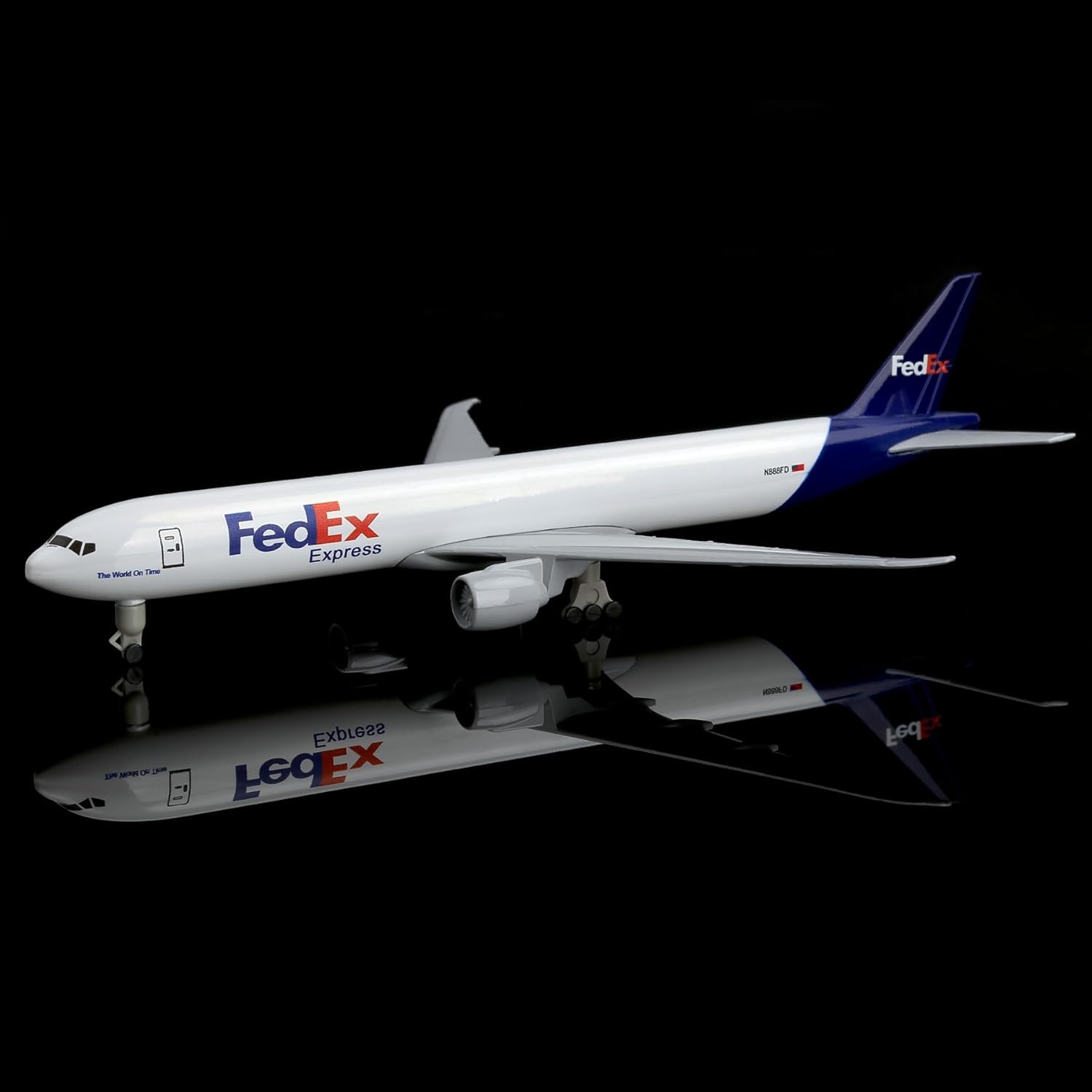 Model Kit Airplane - Modelo de Avião Fedex B777 de