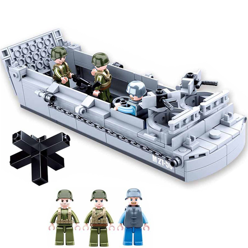 Model Kit Ww2 - Sluban ww2 eua militar higgins pouso