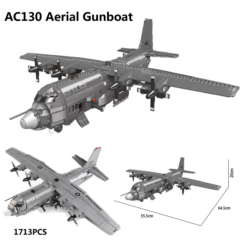 Model Kit Ww2 - Militar guerra aviões blocos de construção