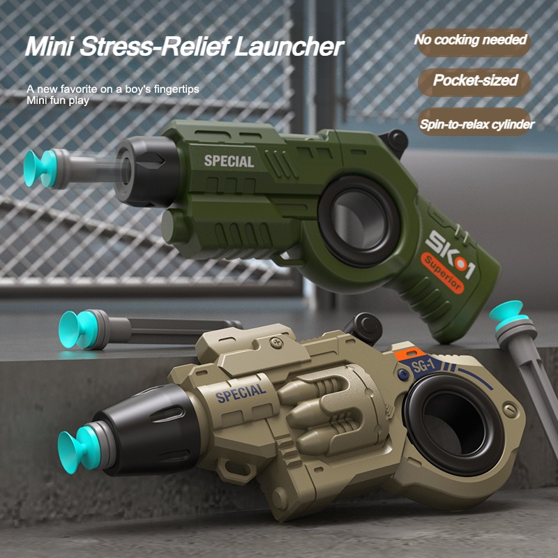 Model Kit Revolver - Kit com 2 Lançadores EDC em