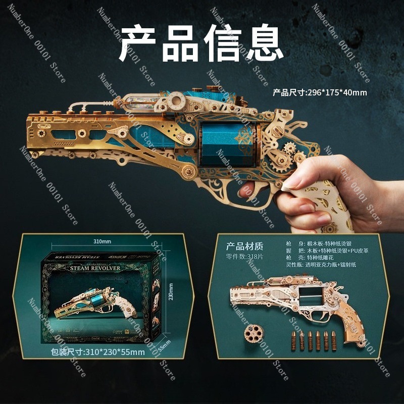 Modelo Criativo de Montagem de - Model Kit Revolver avaliação e preço