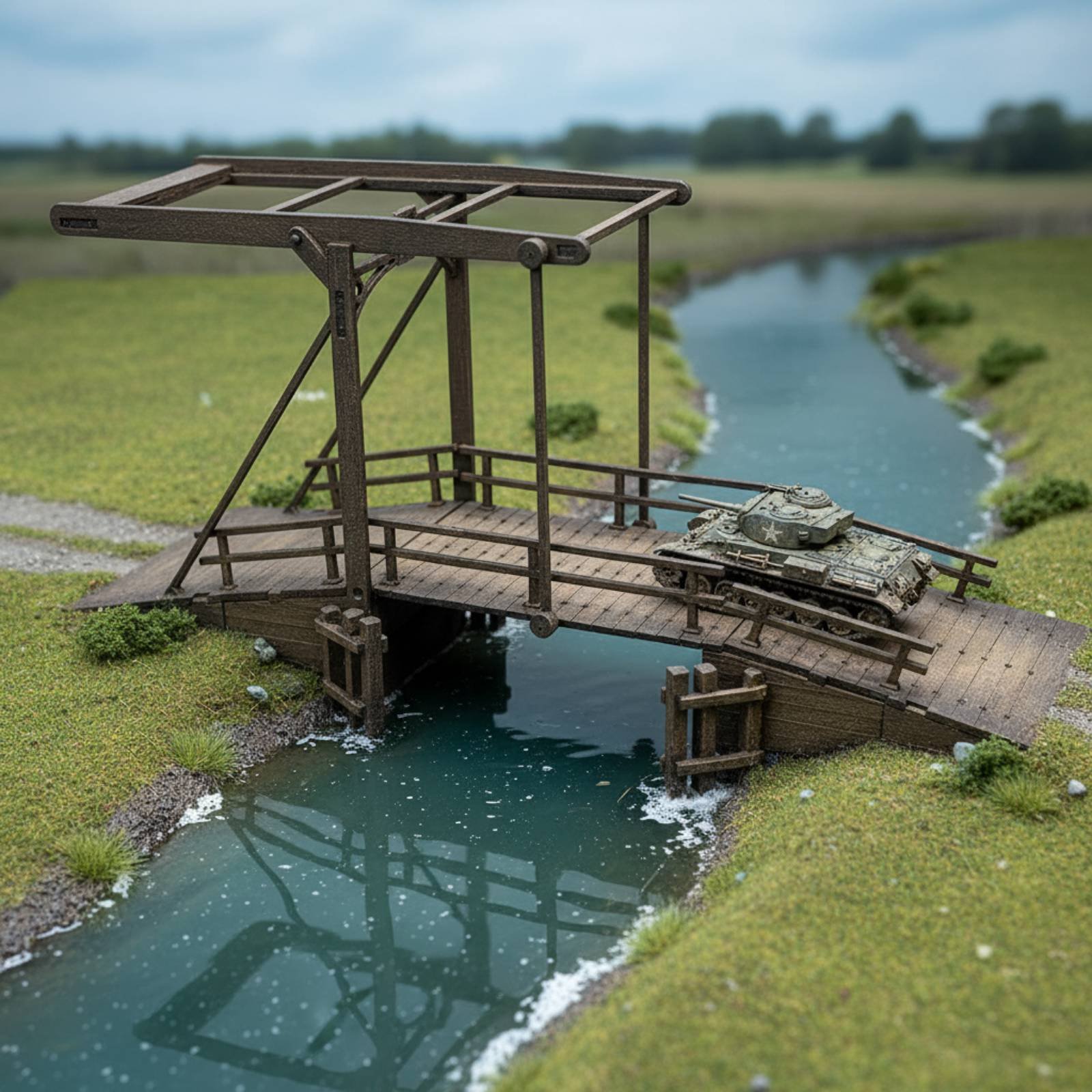 Kit de Montagem de Ponte Retrá - Model Kit Ww2 avaliação e preço