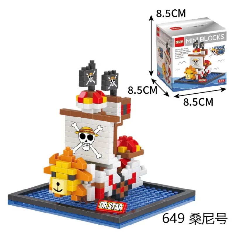 DR.STAR DIY 649-660 Brinquedos - Model Kit One Piece Ship avaliação e preço