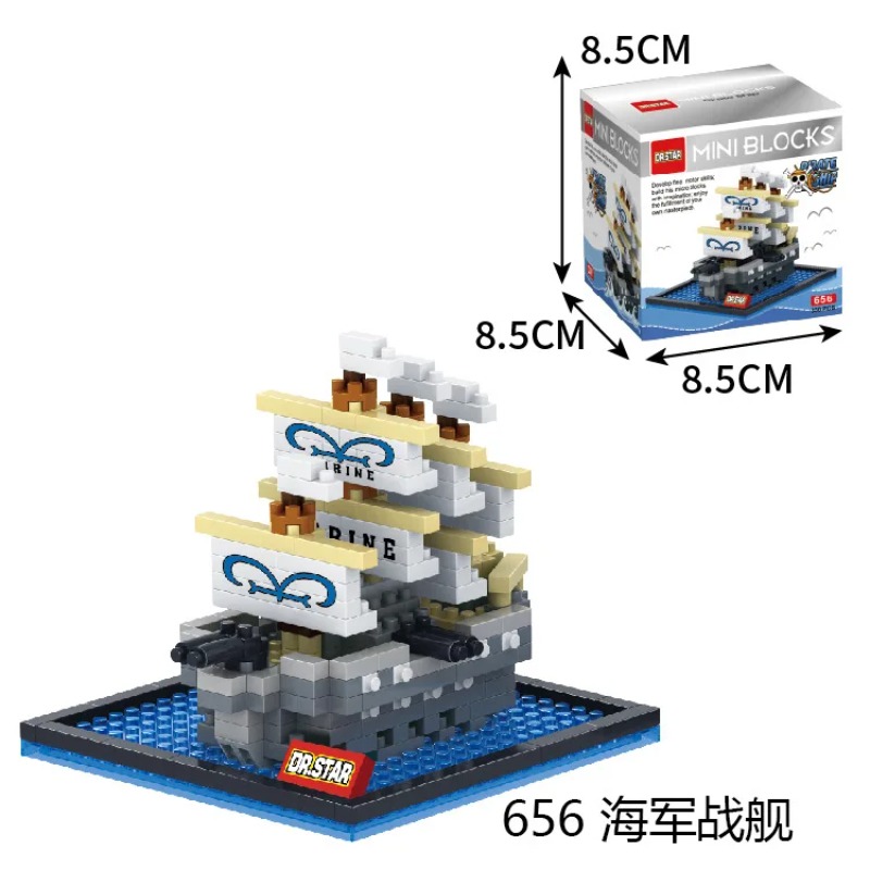 DR.STAR DIY 649-660 Brinquedos - Model Kit One Piece Ship avaliação e preço