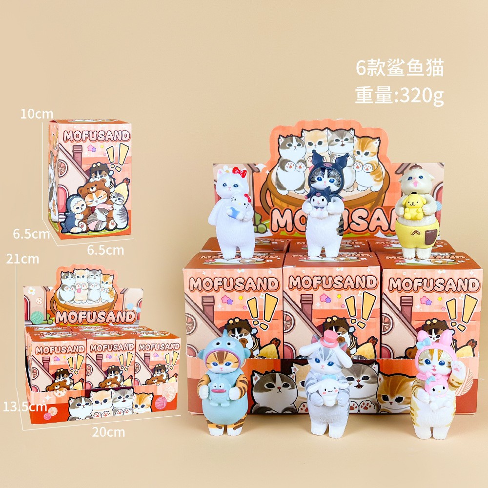 Série Mofusand 6 Peças: Boneco - Model Kit Japanese avaliação e preço