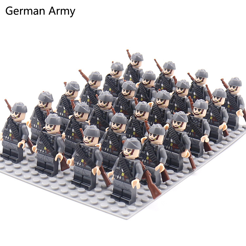 WW2 24 pçs/lote Soldados Milit - Model Kit Ww2 avaliação e preço