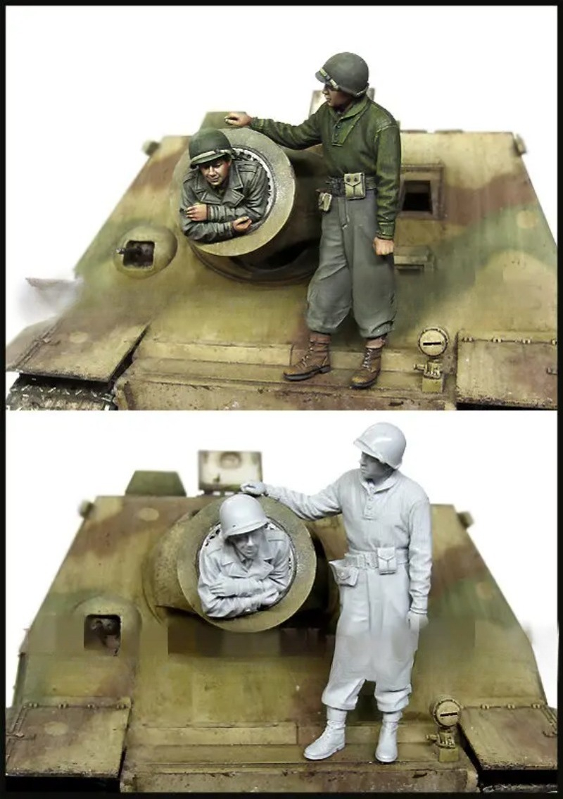 Figura de resina em escala 1/3 - Model Kit Ww2 avaliação e preço