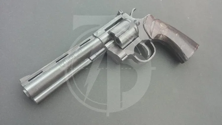 Modelo de Papel 3D de Revólver - Model Kit Revolver avaliação e preço