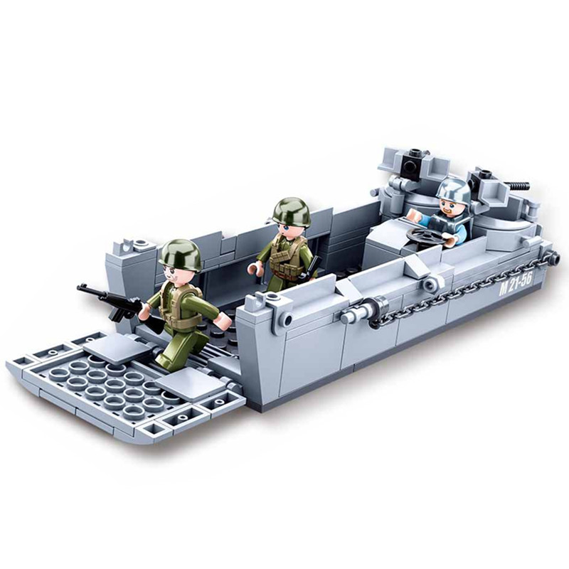 Sluban ww2 eua militar higgins - Model Kit Ww2 avaliação e preço