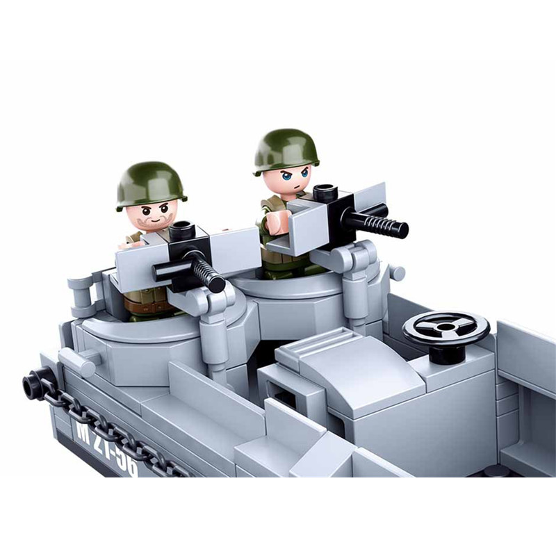 Sluban ww2 eua militar higgins - Model Kit Ww2 avaliação e preço