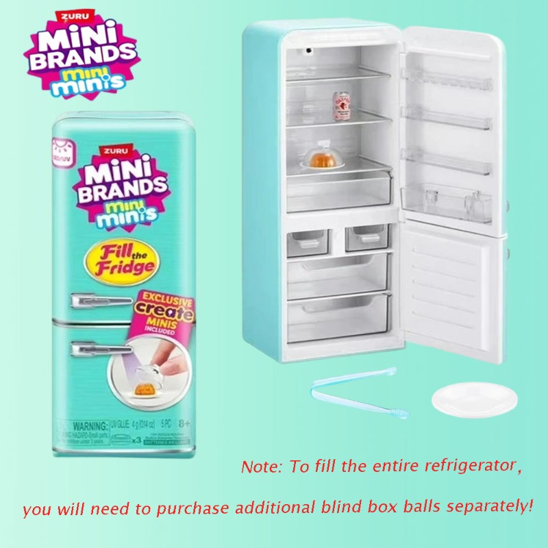 ZURU Mini Brands Mini Geladeir - Model Kitchen Set Pvc avaliação e preço