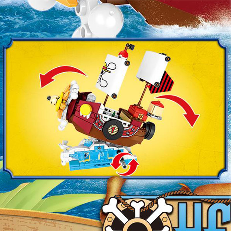 Blocos de Montar do Navio Pira - Model Kit One Piece Ship avaliação e preço
