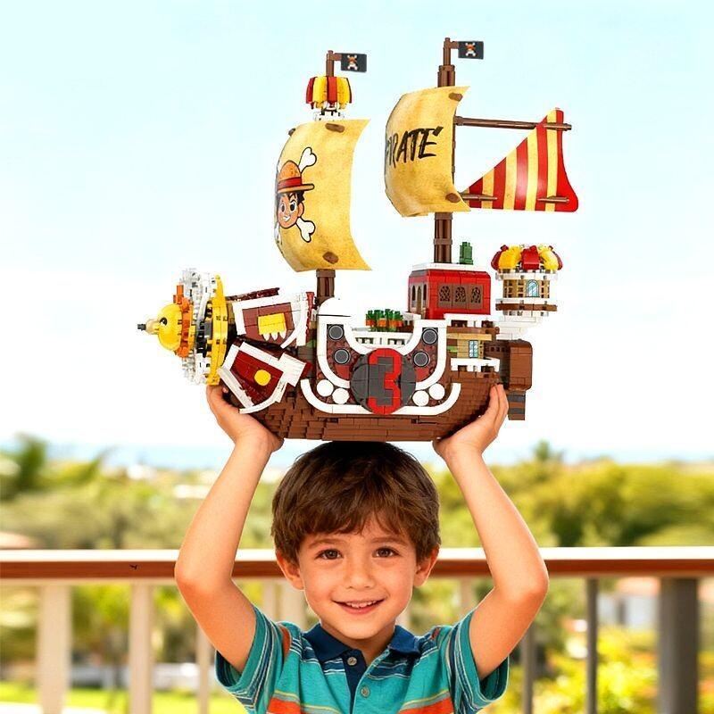 Kit de Blocos de Montar One Pi - Model Kit One Piece Ship avaliação e preço